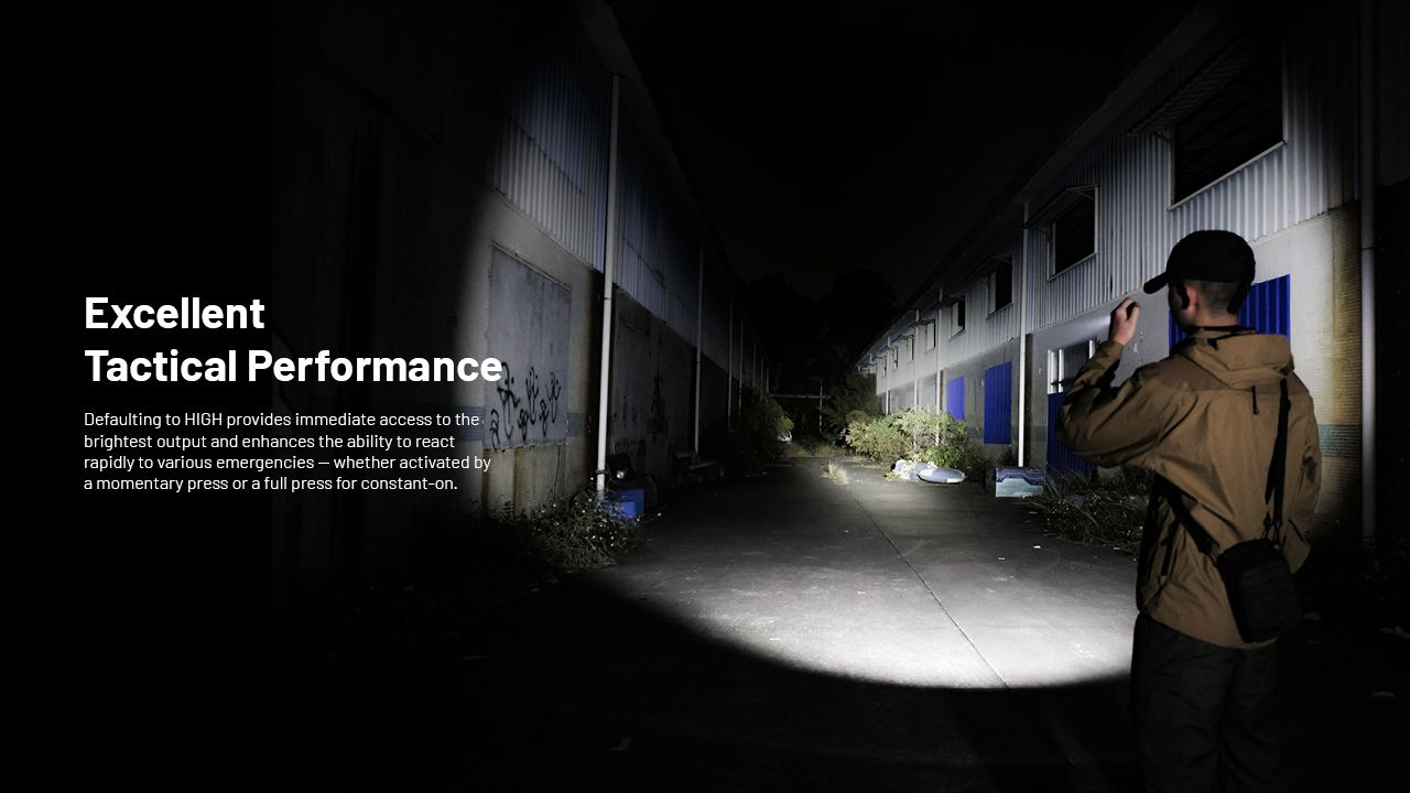 Nitecore MT1C Pro Lampe de poche EDC 1000 lumens, compacte et durable, pour la randonnée et les situations d'urgence, faisceau de 360 m