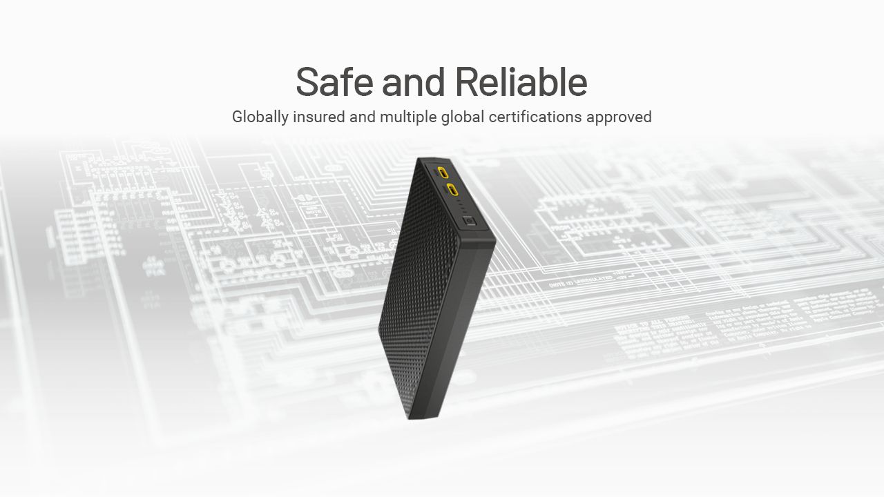 Nitecore NB20000 Gen3 QC Dual Port USB-C Power Bank 20000mAh Compagnon de voyage compact et léger
