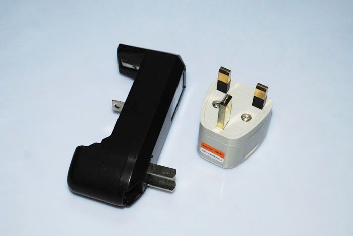 Chargeur universel pour cellule unique, solution de charge rapide pour piles rechargeables 18650, 16340, AA, AAA, CR123A