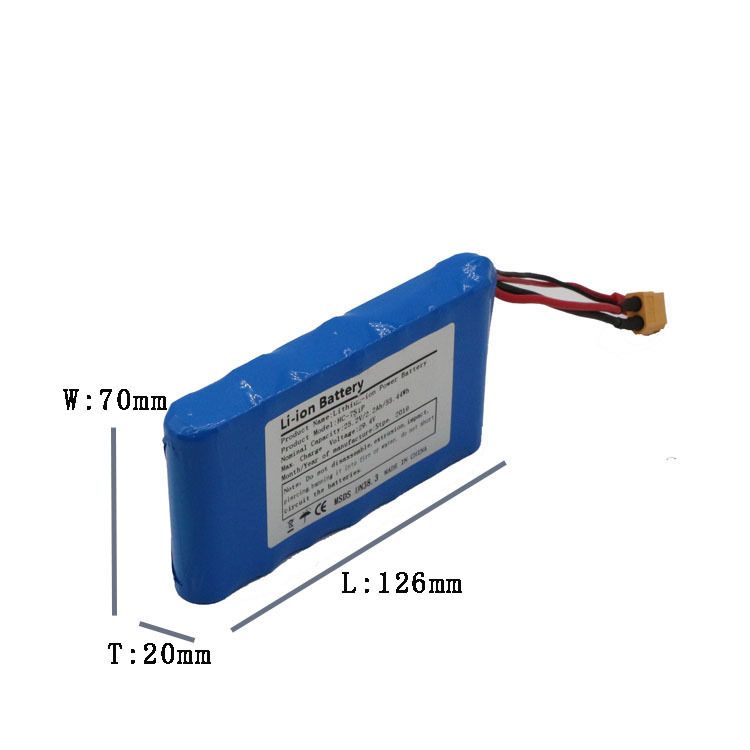 Léger bloc batterie 25,2V 5C pour skateboards, haute performance 18650 Li-Ion, longue durée avec fonctions de sécurité