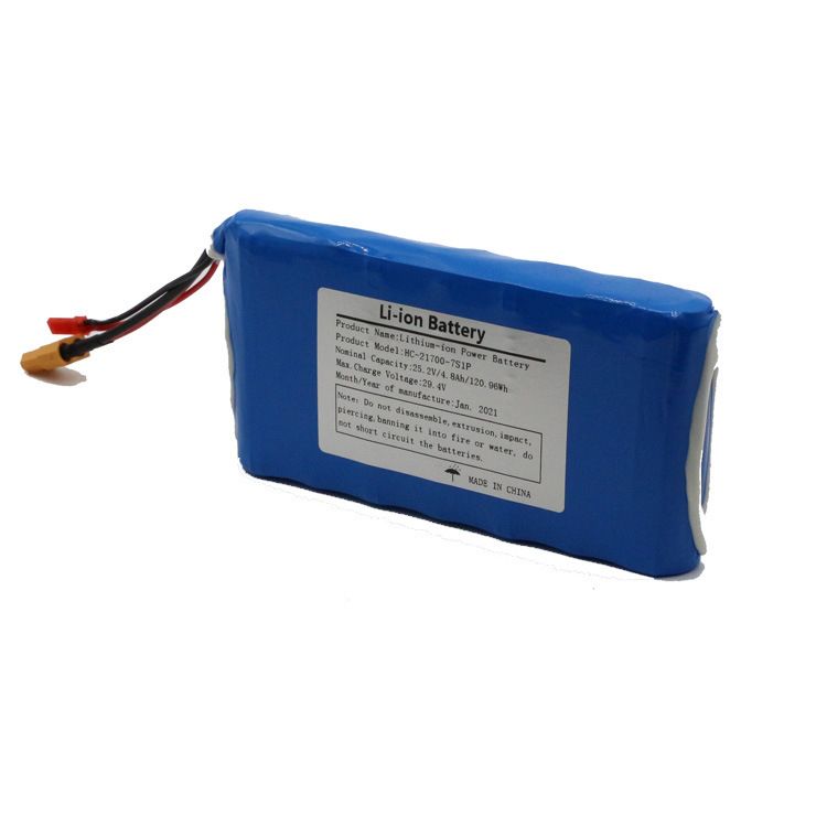 21700-7S1P-25.2V Bloc-batterie haute capacité léger - Solution énergétique pour skateboard Li-Ion avec fonctions de sécurité robustes