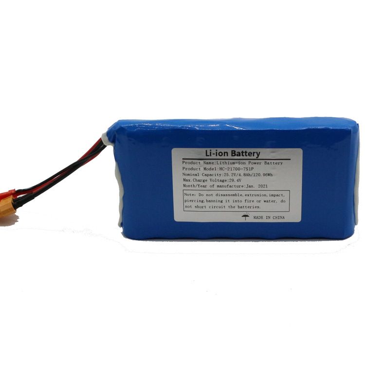 21700-7S1P-25.2V Bloc-batterie haute capacité léger - Solution énergétique pour skateboard Li-Ion avec fonctions de sécurité robustes