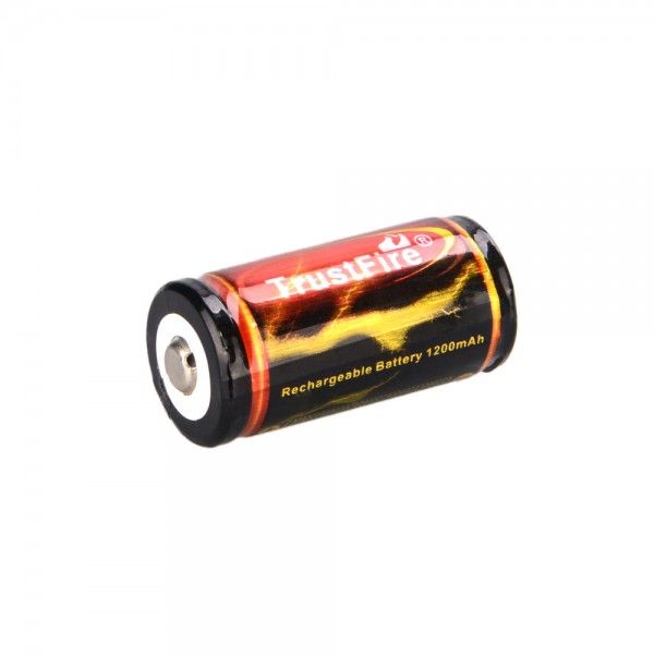Trustfire 18350 3.7V Batterie au lithium 1200mAh Rechargeable Puissance longue durée pour lampes de poche avancées et appareils électroniques