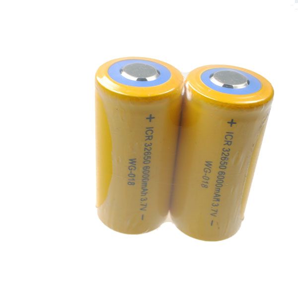 Batterie ICR 32650 6000mAh Li-ion Rechargeable pour Lampes de poche Outils électriques Appareils à forte consommation Écologique
