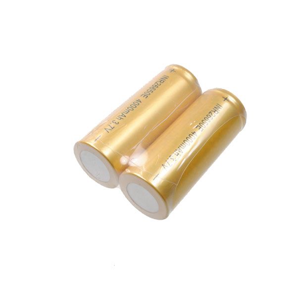 UltraFire 26650 4000mAh Batterie rechargeable Li-ion haute capacité écologique pour appareils à forte consommation