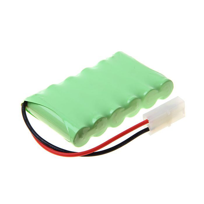 Batterie Rechargeable Ni-MH 7.2V 1800mAh pour RC, 6 Piles AA Haute Capacité, Fiable & Écologique, Sans Effet Mémoire