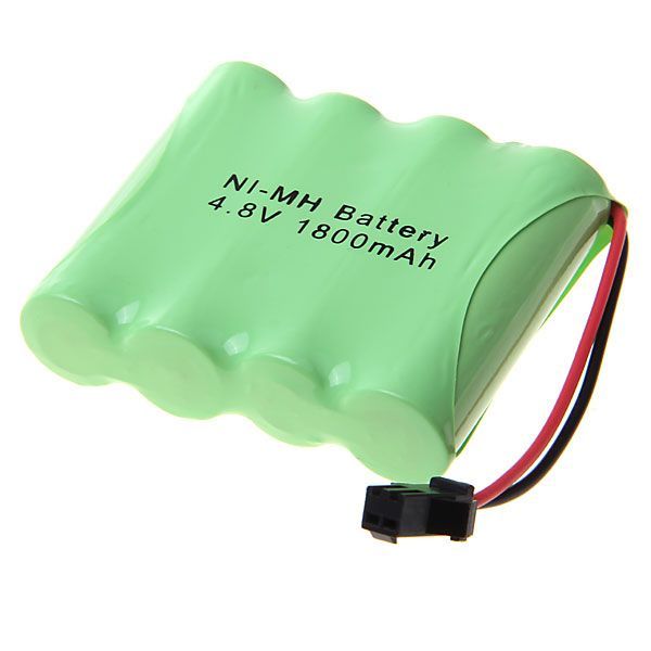 Batterie rechargeable 4.8V AA 1800mAh Ni-MH avec prise SM, haute capacité, écologique, pour jouets et appareils photo