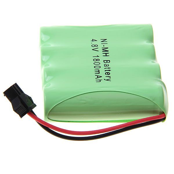 Batterie rechargeable 4.8V AA 1800mAh Ni-MH avec prise SM, haute capacité, écologique, pour jouets et appareils photo