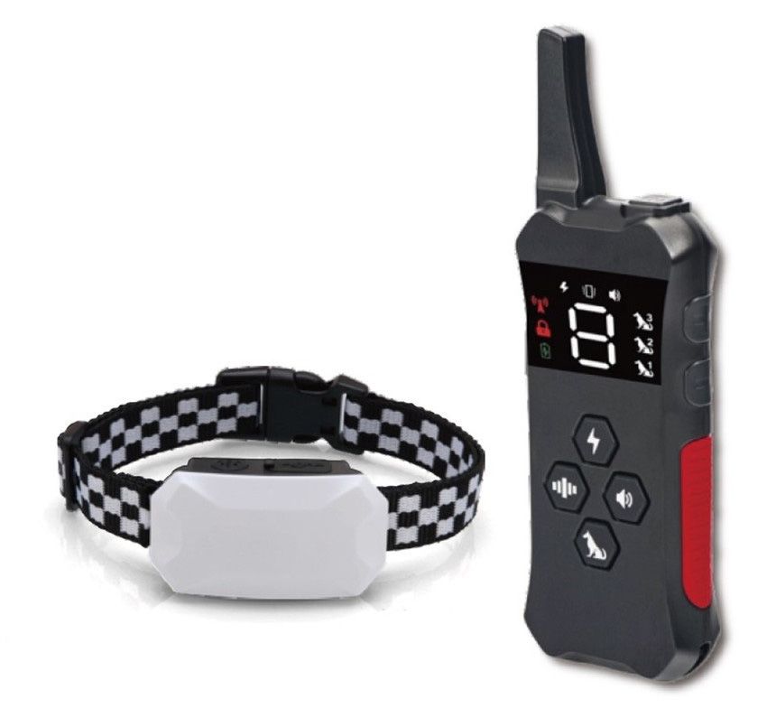 Collier de dressage rechargeable pour chien avec télécommande modes bip vibration choc imperméable 2021