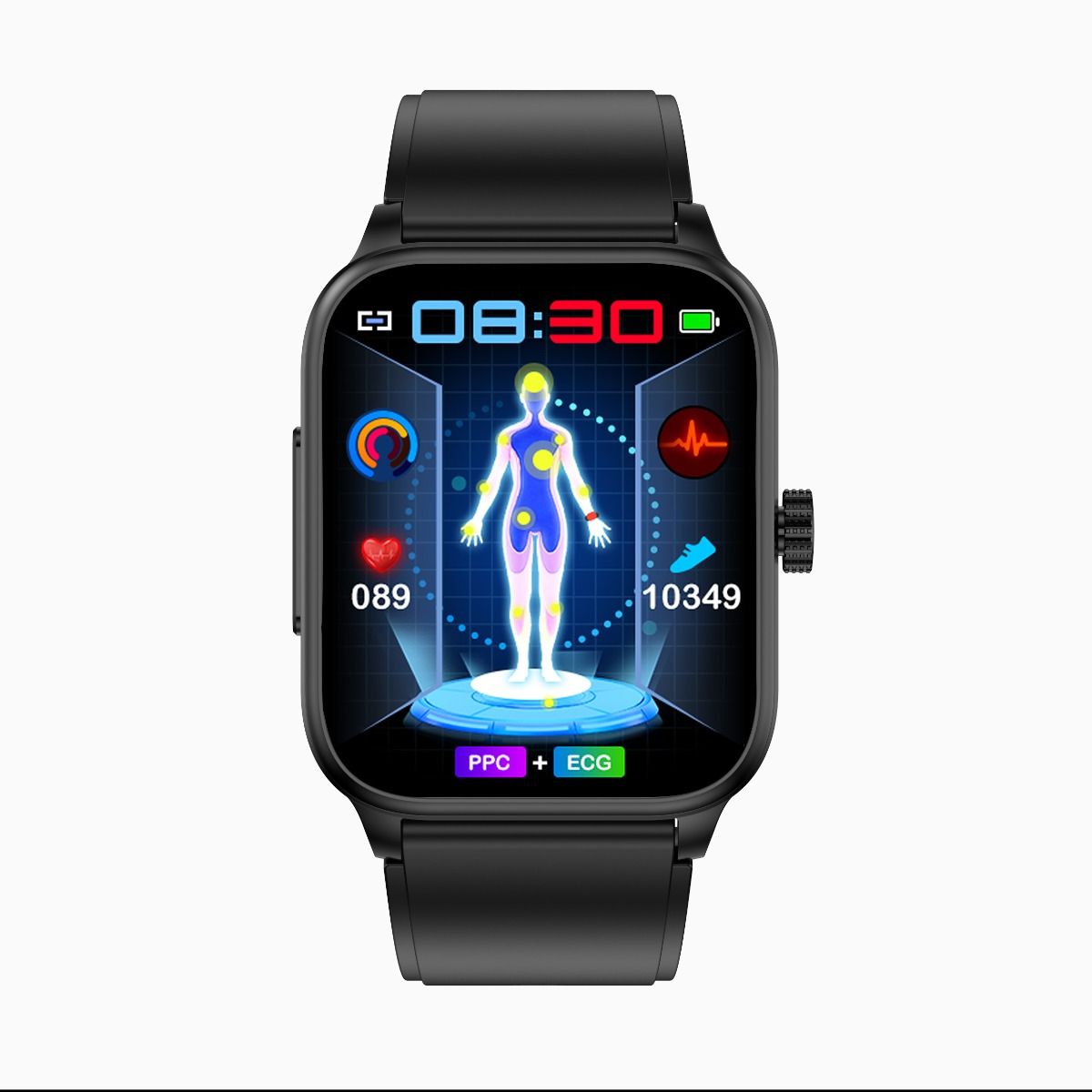 ET540 Glycémie ECG Température corporelle Tension artérielle Oxygène dans le sang Fréquence cardiaque Appel Bluetooth Smartwatch Fitness Tracker