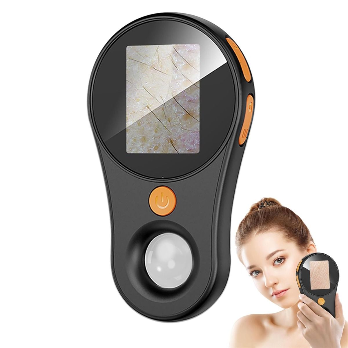 Grossissement 500X Microscope numérique 2MP Loupe Réparation électronique Vidéo Pièces de monnaie Microscopio Portatif Dermatoscope Machine d'analyse de la peau