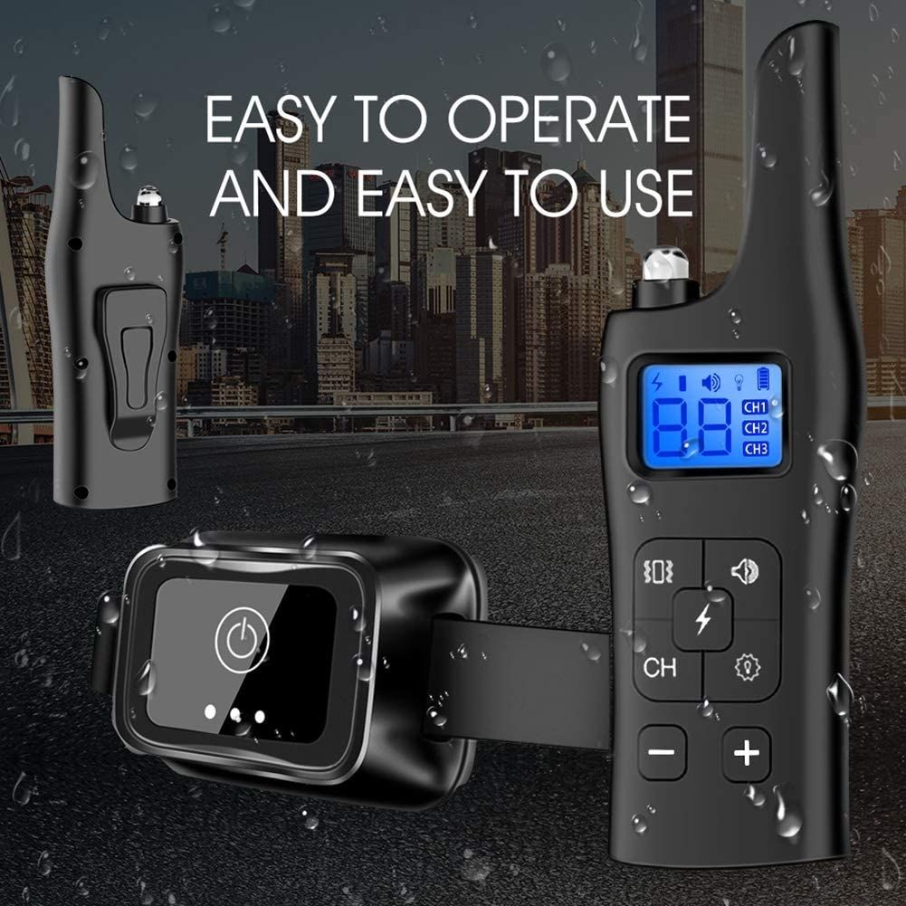 Nouveau collier électronique 800 m pour chien 3 modes robustes dressage canin sûr et correction comportementale