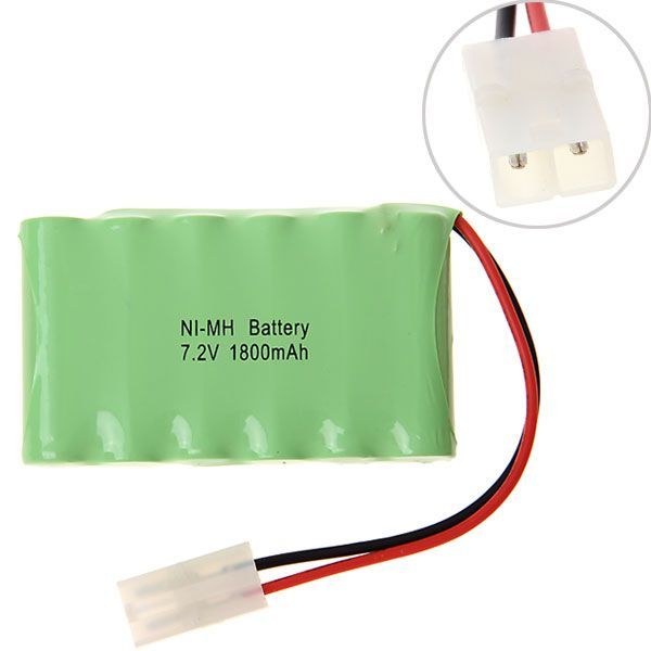 Batterie rechargeable Ni-MH AA 7,2 V 1800 mAh haute capacité écologique pour l'alimentation de jouets télécommandés et d'équipement photographique