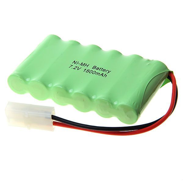 Batterie rechargeable Ni-MH AA 7,2 V 1800 mAh haute capacité écologique pour l'alimentation de jouets télécommandés et d'équipement photographique
