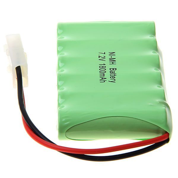 Batterie rechargeable Ni-MH AA 7,2 V 1800 mAh haute capacité écologique pour l'alimentation de jouets télécommandés et d'équipement photographique