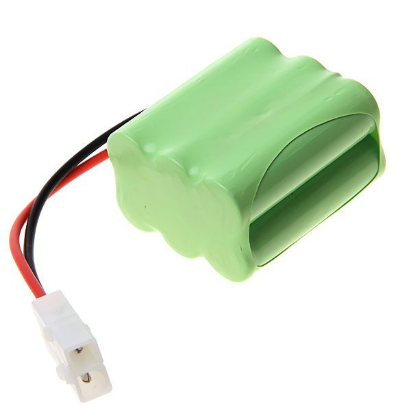 Pack de batteries rechargeables Ni-MH 7.2V AA 1800mAh écologique pour véhicules télécommandés et avions modèles.