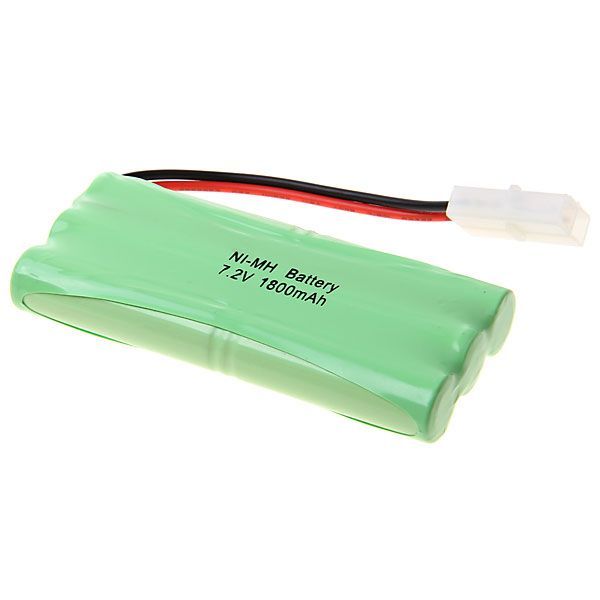 Batterie rechargeable Ni-MH 7,2V AA 1800mAh écologique pour avions modèles jouets, solution d'alimentation haute capacité