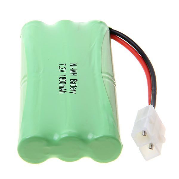Batterie rechargeable Ni-MH 7,2V AA 1800mAh écologique pour avions modèles jouets, solution d'alimentation haute capacité