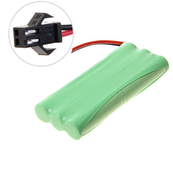 Bloc-piles rechargeables Ni-MH écologique 7,2 V AA 1800 mAh avec fiche SM pour voitures jouets et gadgets