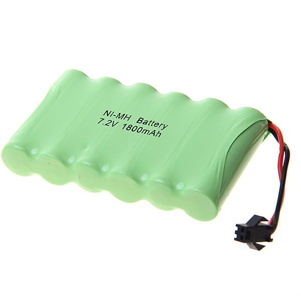 Batterie rechargeable Ni-MH 7.2V 1800mAh prise SM haute capacité éco-responsable pour appareils électroniques