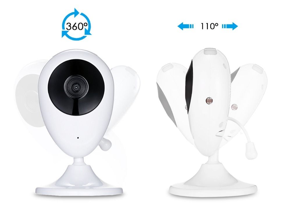 SP880 Moniteur bébé sans fil Écran LCD 2,4 pouces Vidéo haute définition Audio bidirectionnel Vision nocturne pour soins de bébé