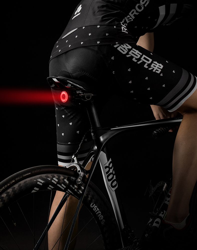 ROCKBROS Q5 Feu intelligent de vélo avec détection automatique de freinage, feu arrière LED étanche IPX6, équipement de sécurité cycliste