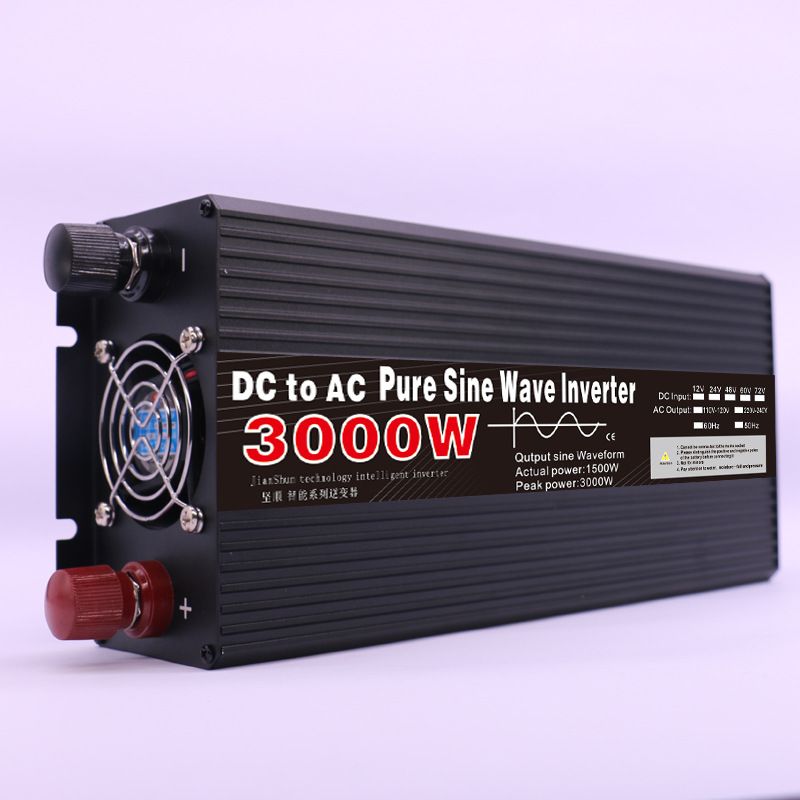 Onduleur à onde sinusoïdale pure de 3000 W à 8000 W pour VR DC 12 V 24 V vers AC 110 V 220 V Système d'énergie compact de haute qualité