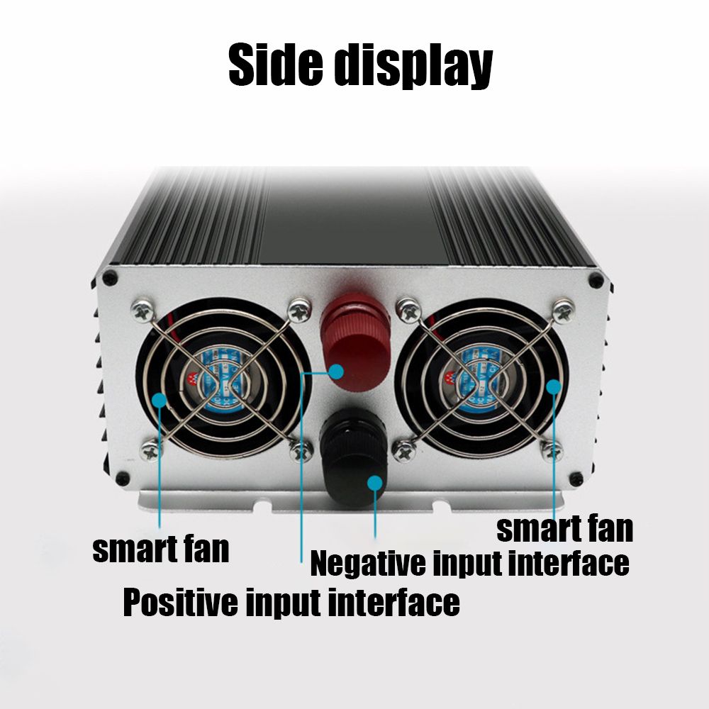 Onduleur à onde sinusoïdale pure de 3000 W à 8000 W pour VR DC 12 V 24 V vers AC 110 V 220 V Système d'énergie compact de haute qualité