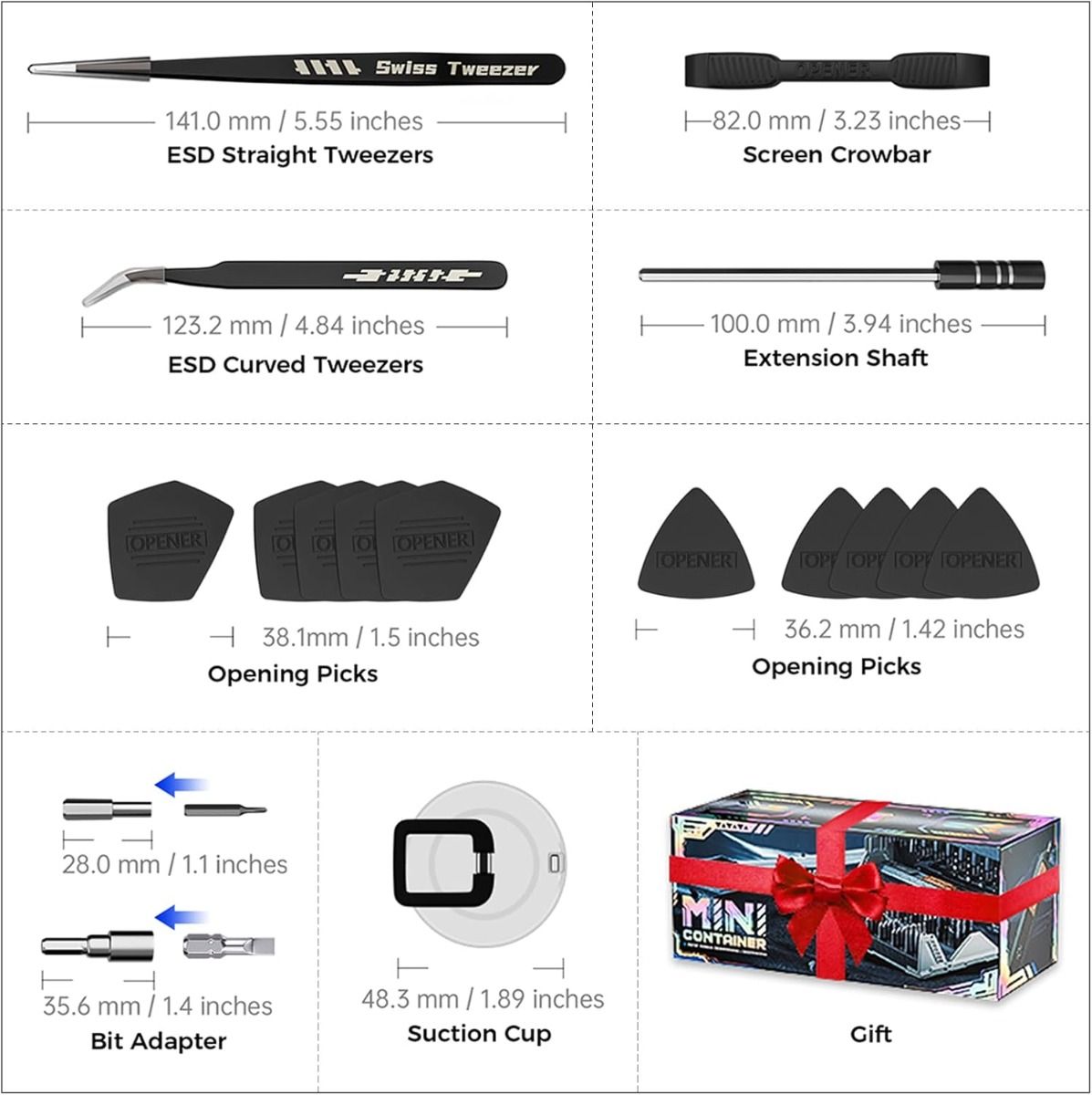 Kit de tournevis de précision avec 21 types de 160 embouts magnétiques, Kit de réparation de tournevis professionnel multi-embouts JAKEMY pour ordinateur portable pour la plupart des appareils électroniques, montre, Xbox, console, lunettes, sonnette