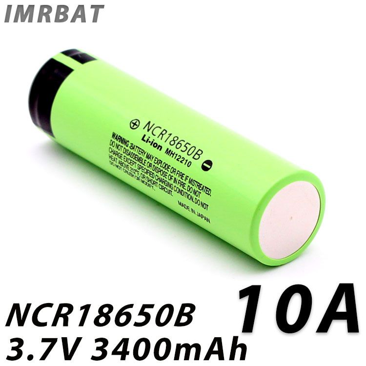 Batterie rechargeable NCR18650B 3400mAh 18650 Li-Ion
