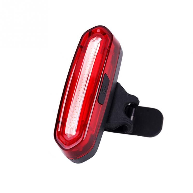 Feu arrière de vélo rechargeable par USB, lampe COB haute intensité pour navetteurs urbains, accessoires de cyclisme.