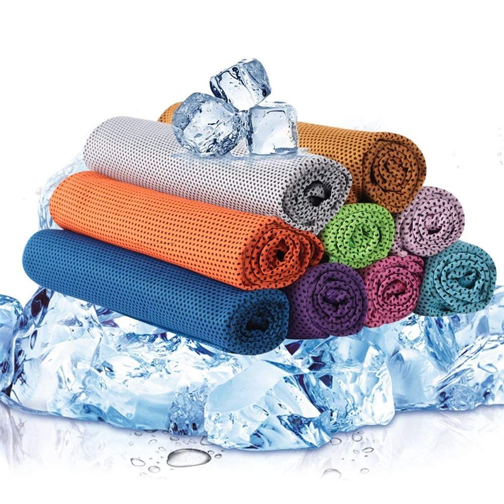 Serviette froide glacée de sport à séchage rapide et écologique pour athlètes avec technologie de refroidissement par évaporation