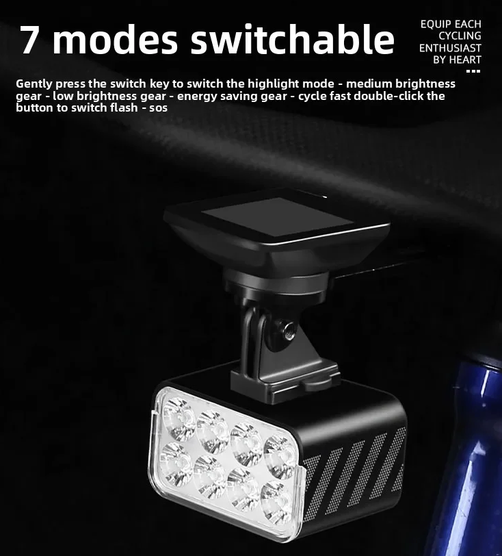 Phare Avant W450 1800 Lumens | Télécommande Sans Fil, Fonction Levage | Sécurité VTT & Urbain