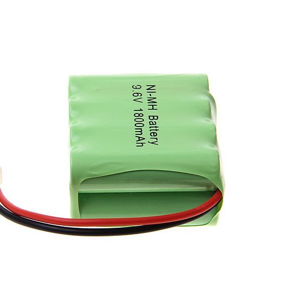 Batterie rechargeable 9,6V AA 1800mAh Ni-MH avec prise SM, écologique et haute performance pour avions modèles réduits