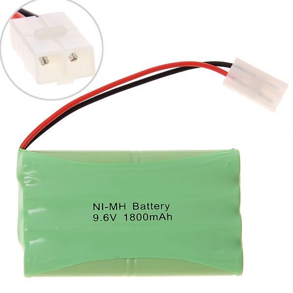 Batterie Rechargeable Ni-MH 9.6V AA 1800mAh Energie Verte pour Jouets Télécommandés et Appareils Électroniques
