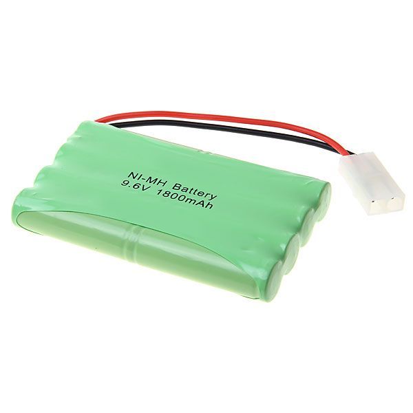 Batterie rechargeable Ni-MH 9,6 V AA 1800 mAh écologique pour manettes de jeu et appareils domestiques
