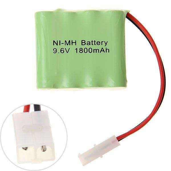 Batterie Rechargeable 9.6V AA Ni-MH 1800mAh Haute Capacité Source d'Énergie Durable pour Appareils Électroniques