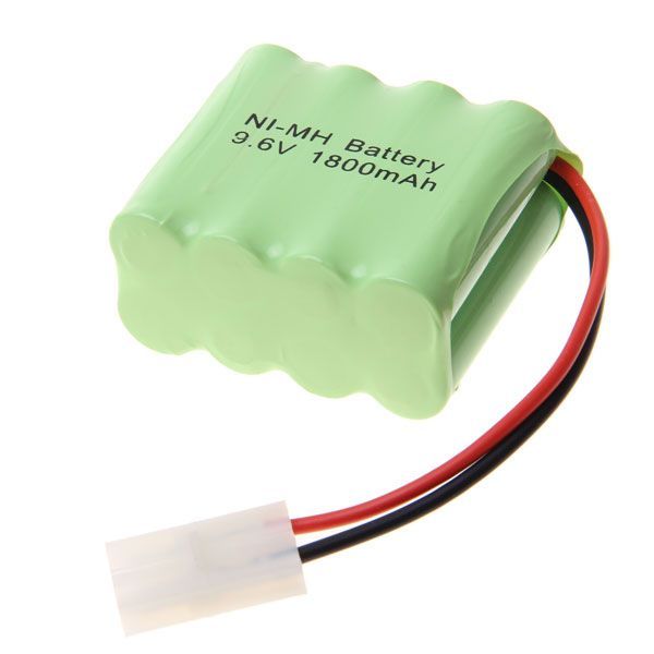 Batterie Rechargeable 9.6V AA Ni-MH 1800mAh Haute Capacité Source d'Énergie Durable pour Appareils Électroniques