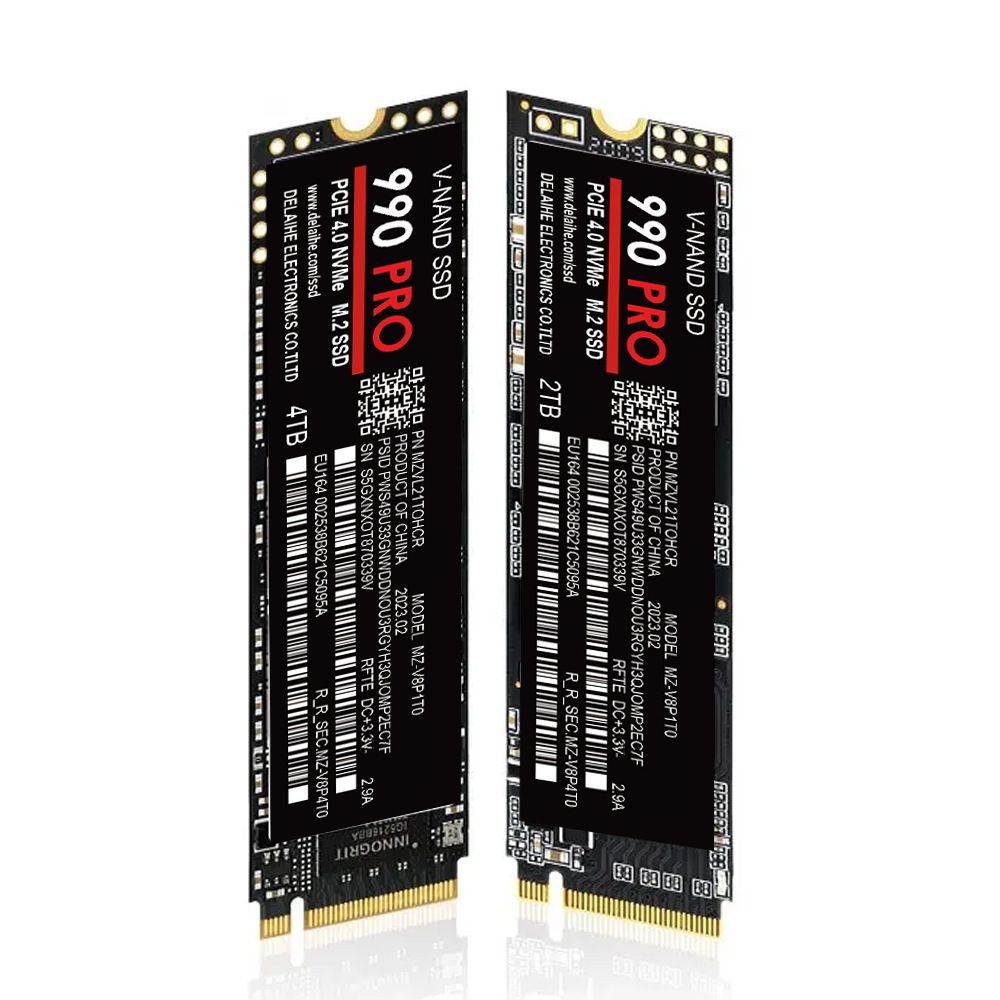 SSD haute vitesse 990 PRO PCIe 4.0 NVMe 4.0 M.2 2280 1To 2To 4To SSD Interne Disque Dur à État Solide Pour Ordinateur Portable PC PS4