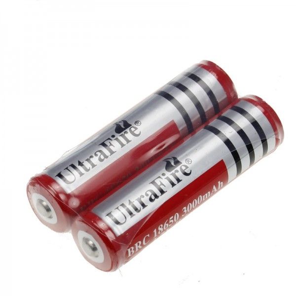 UltraFire BRC 3000mAh 3,7V 18650 Batterie rechargeable haute capacité pour lampes de poche et gadgets écologique