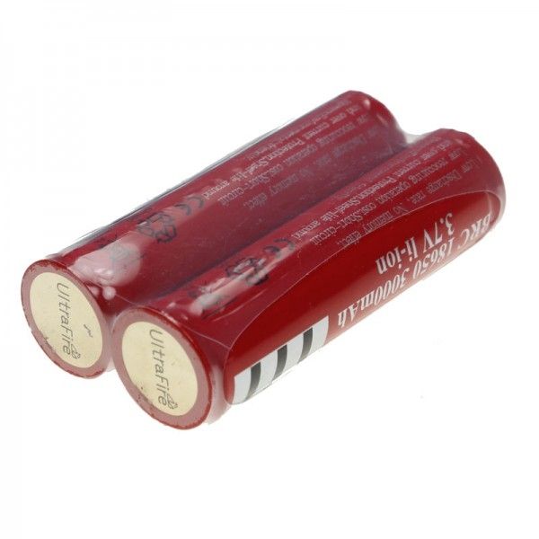UltraFire BRC 3000mAh 3,7V 18650 Batterie rechargeable haute capacité pour lampes de poche et gadgets écologique