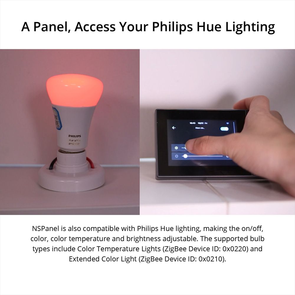 SONOFF NSPanel Interrupteur intelligent scène WiFi contrôle tout-en-un avec écran tactile pour l'automatisation de la maison intelligente