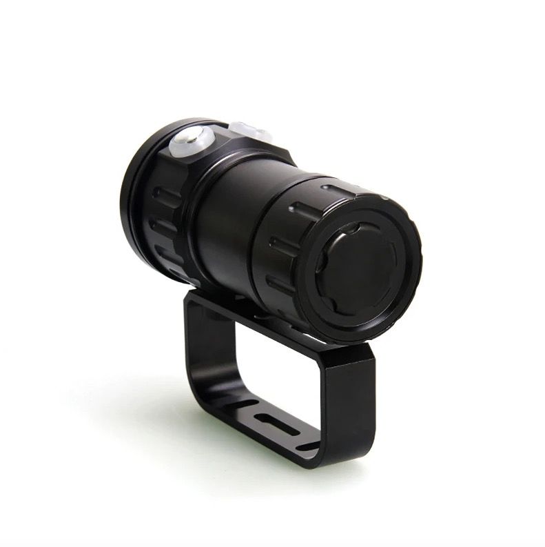 Lampe torche de plongée B11 LED rouge bleu blanc - Lumière pour photographie sous-marine 80M, lanterne de plongée pour exploration marine