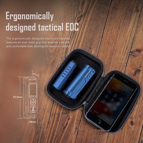 IMALENT BL50 Lampe de poche EDC 3600 Lumens Compacte Rechargeable Type-C avec Écran OLED pour Aventures en Plein Air