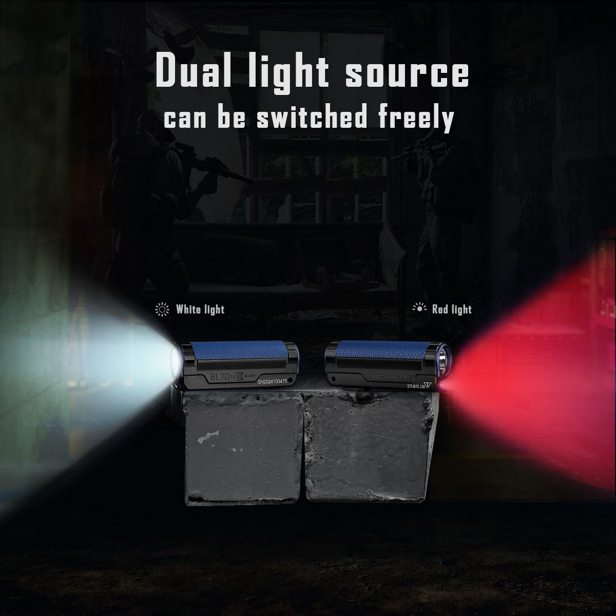 IMALENT BL70, votre Torche LED EDC 6000 Lumens, Rechargeable USB-C, Écran OLED et Lumière Rouge.