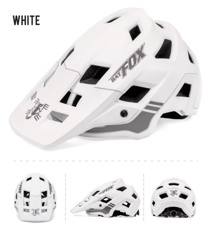 Casque de vélo BATFOX léger et réglable pour hommes et femmes avec technologie In-Mold couleurs vives