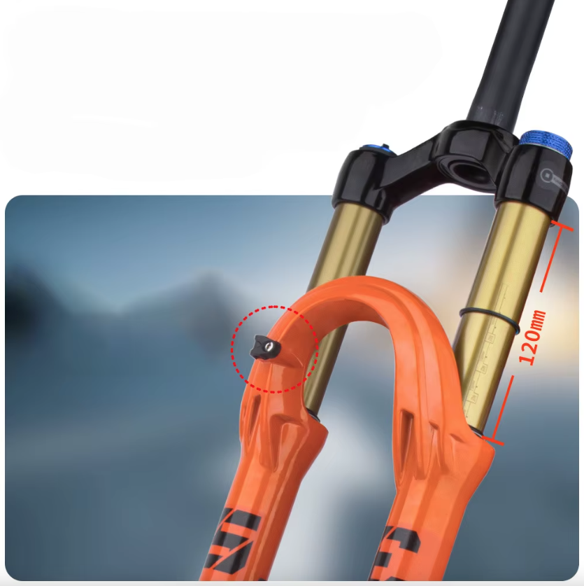 Fourche de VTT Bolany 27,5/29 pouces suspension pneumatique maniabilité optimale pour amateurs de VTT
