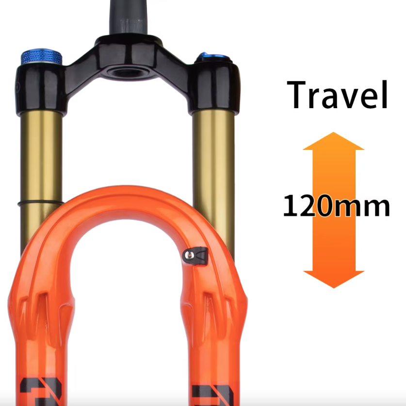 Fourche de VTT Bolany 27,5/29 pouces suspension pneumatique maniabilité optimale pour amateurs de VTT