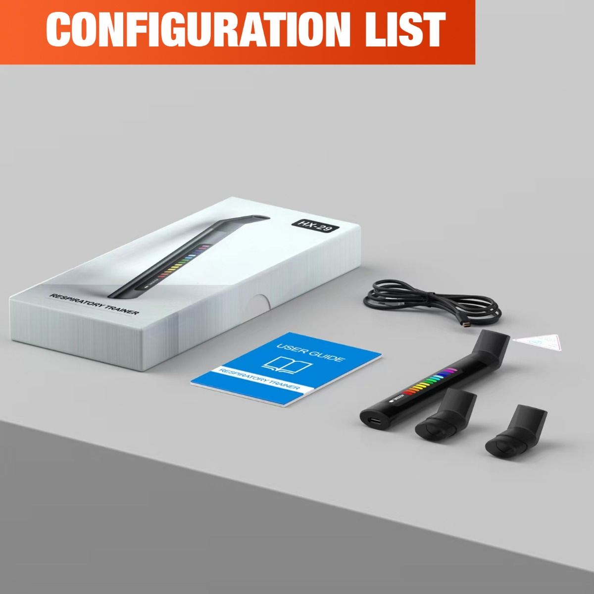 Entraîneur Respiratoire Portable Smart: Améliorez Capacité Pulmonaire & Performance Athlétique