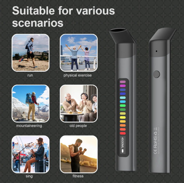 Entraîneur Respiratoire Portable Smart: Améliorez Capacité Pulmonaire & Performance Athlétique